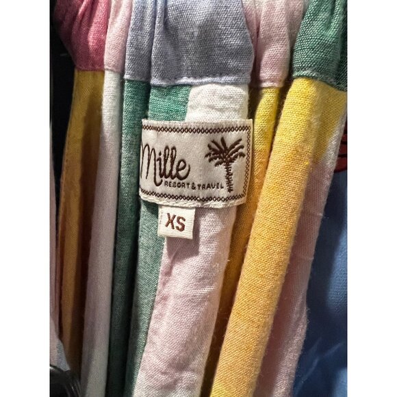 MILLE MARILYN DRESS IN PASTEL PLAID SIZE XS - Picture 9 of 9